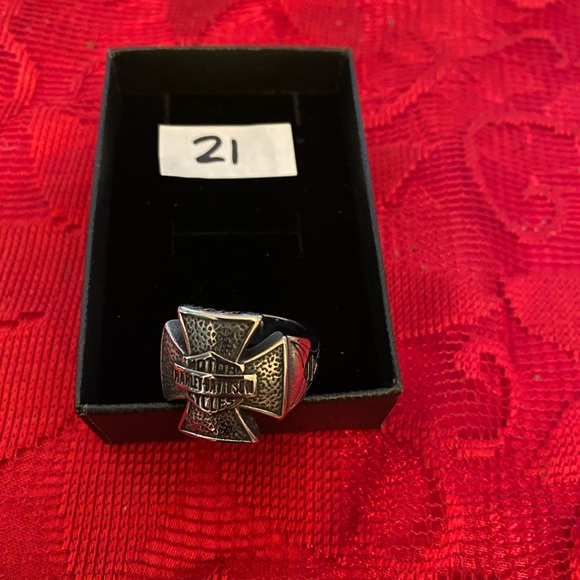 - 12 Styles Size 10 Harley Men’s Rings - Picture 4 of 13